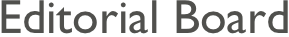Editorial Board